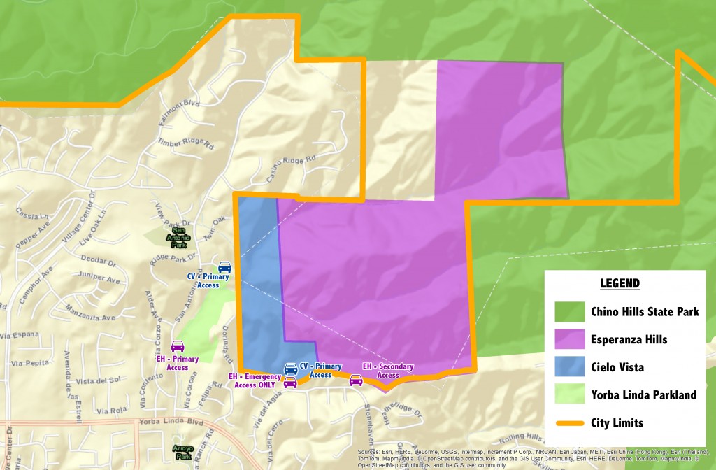 Access for Cielo Vista & Esperanza Hills Protect Yorba Linda